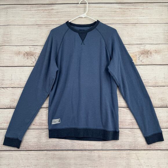 Johnnie-O Crewneck Sweatshirt Mens Medium Blue Riviera CC Coral Gables - Picture 1 of 15